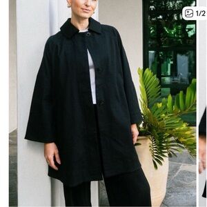 Darling Classic Black Women's Trench Coat